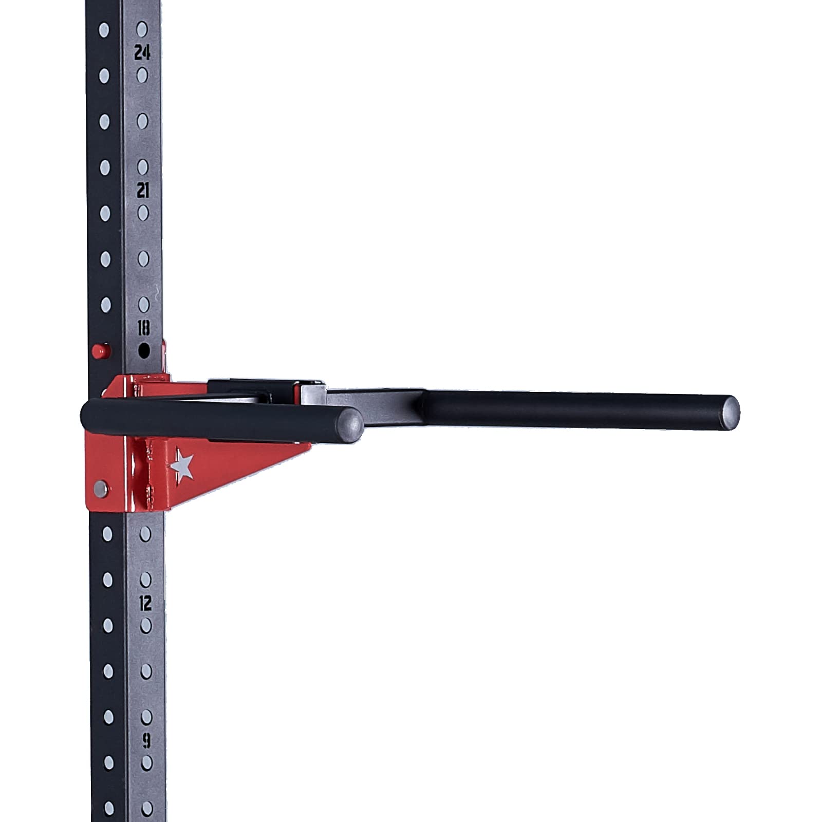 Train Hard Wand Rack Wandbefestigter Power Rack mit Klimmzugstange, 350 kg belastbar, optional mit Zubehör.
