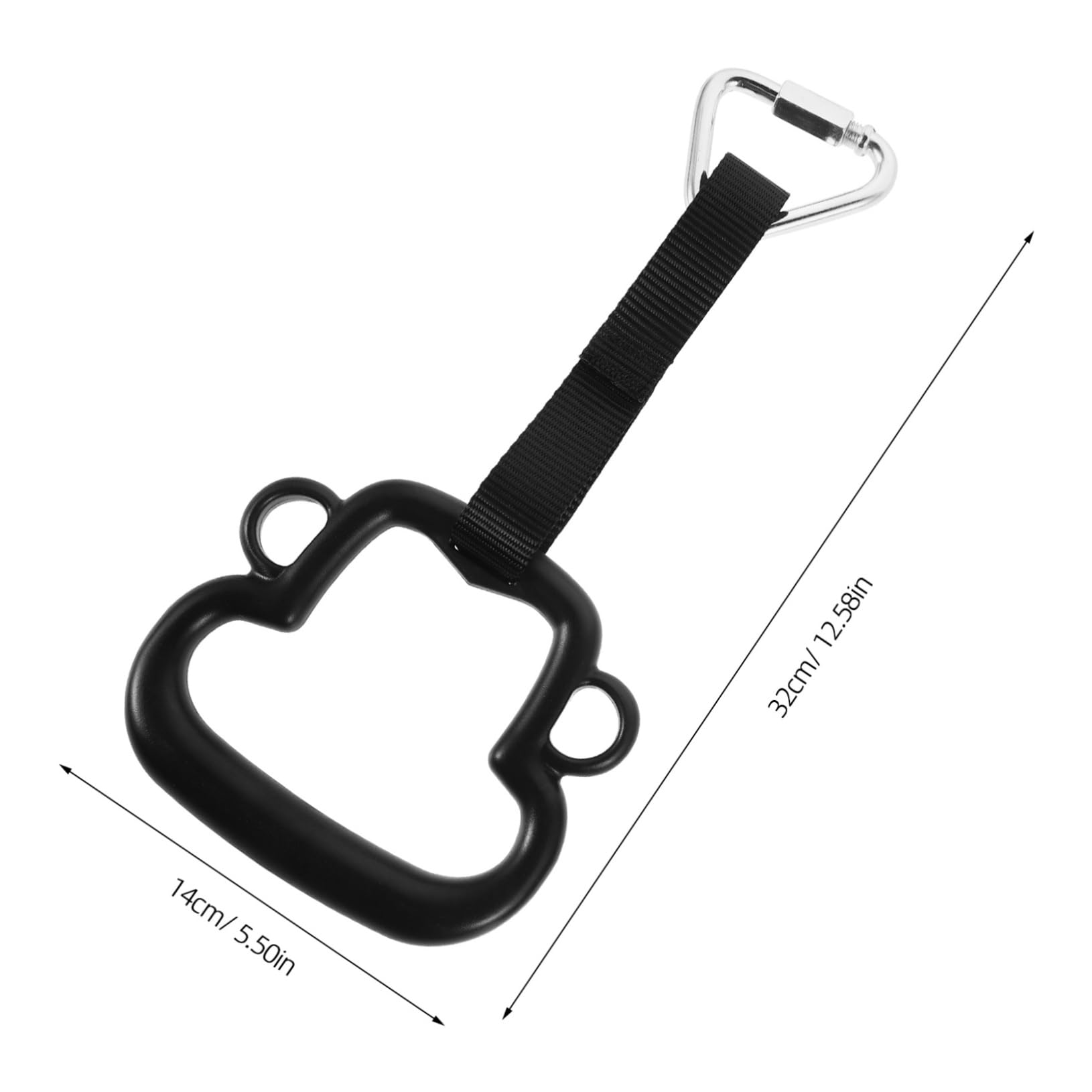 Mipcase 1 Pair Gymnastic Rings Monkey Shape Hanging Obstacle Course Rings for Outdoor Indoor Equipment for Siblings Friends Enhances Imagination Creativity Durable Training Gear for Ages