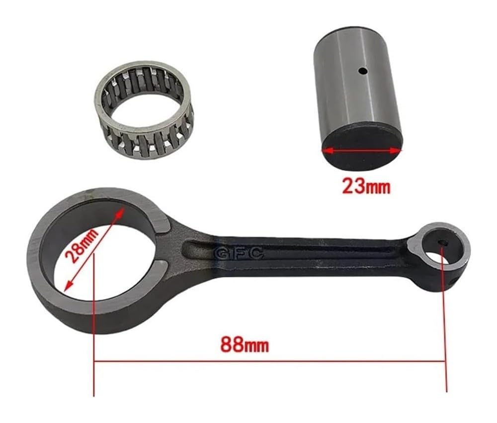 Biella albero motore compatibile con NSC50 T50 DIO GV 50 NCH50 motore moto scooter ciclomotore pezzo di ricambio