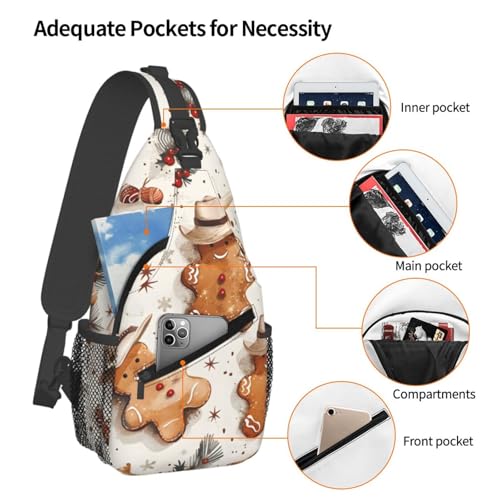 Mochila tipo sling ligera para viajes unisex miniatura 4