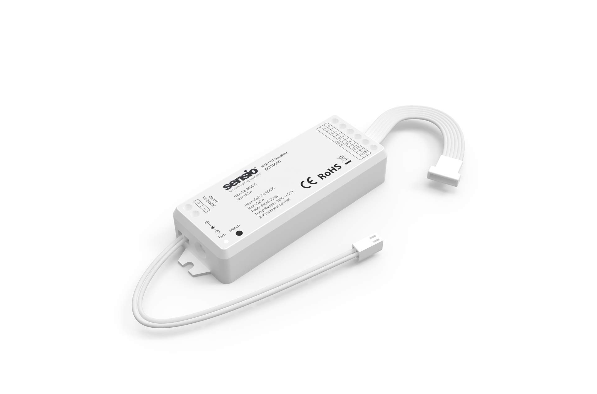 Sensio White Rgb Cct Receiver,