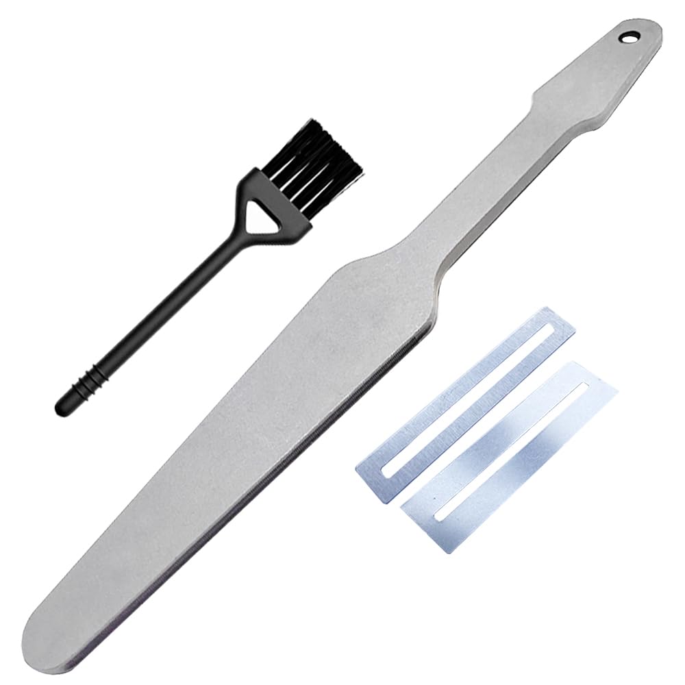Smallan Guitar Fret Crowning File-Dual Sided High Carbon Steel Fret Polishing Kit for Electric, Acoustic and Bass Guitar,Professional Luthier Tool - MD, LG, XL Frets