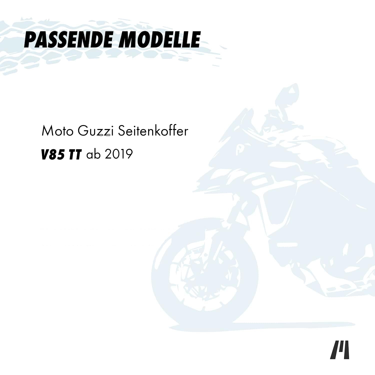 Getmore Parts borse interne per Moto Guzzi V85 TT valigie laterali dal 2019 | borsa moto | accessori valigia | accessori Moto Guzzi