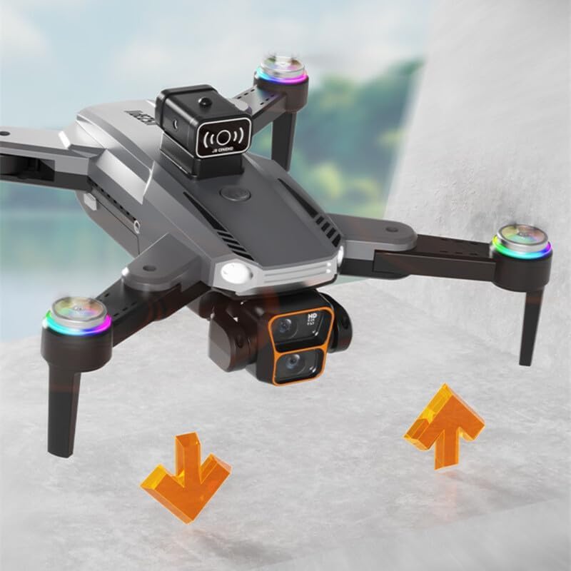 Image of BrUsHlEsS-fOlDaBlE-DrOnE-WiTh-hQ-WiFi-cAmErA-ReMoTe-cOnTrOl-fOr-kIdS-QuAdCoPtEr-wItH-GeStUrE-SeLfIe-fLiPs-bOuNcE-MoDe-aPp-oNe-kEy tAkE-OfF (S23P)