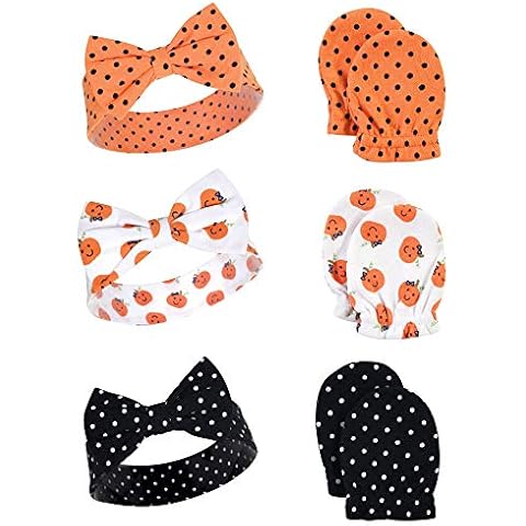 Conjunto de diadema y manopla de algodón para niña Cover