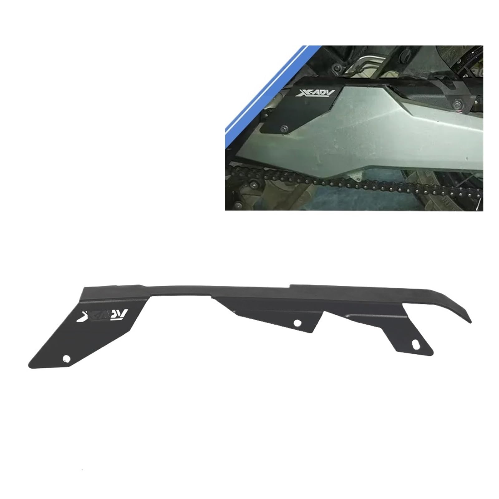 Accessoires de Moto Garde-chaîne Garde-chaîne Compatible avec XADV X ADV 750 X-ADV750 2016-2024(Black-XADV)
