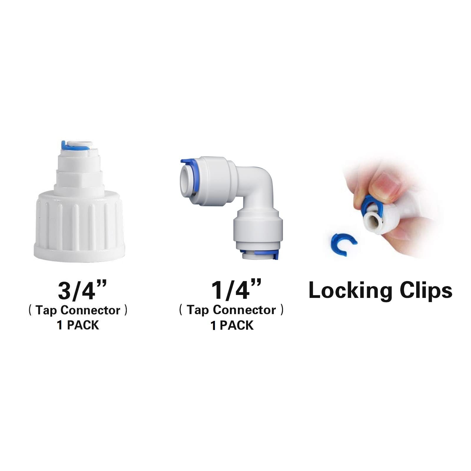 Tubo Acqua 20M Per Frigoriferi E Osmosi Inversa - Con Connettori 1/4, 1/2, 3/4 E Tagliatubi - Foto 2