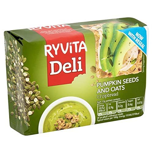 Ryvita Pumpkin Seed & Oat Crunchy Rye Breads 200 g (Pack of 1)