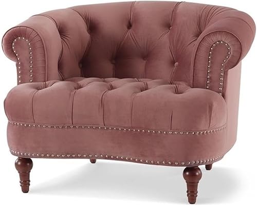 Miniatura 12 de MAKLAINE Silla de acento de madera dura Mid-Century en Borgoña Burgundy,Ash Rose,https://www.amazon.com/dp/undefined