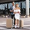 SHOWKOO-Luggage-Sets-of-3-Hardside-Lightweight-Durable-ABSPC-Travel-Suitcase-sets-Expandable-Spinner-Wheels-with-TSA-Lock-Champagne SHOWKOO Luggage Sets of 3 Hardside Lightweight Durable ABS+PC Travel Suitcase sets Expandable Spinner Wheels with TSA Lock, Champagne