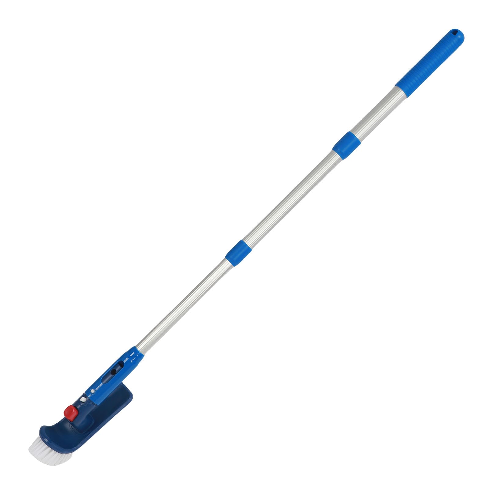 Sxhlseller Kit per la Pulizia della Piscina con Asta Telescopica da 45-88 Cm, Rete per Skimmer a Maglia Fine e Spazzola per la Manutenzione di Spa, Vasche Idromassaggio e Vari di Piscine