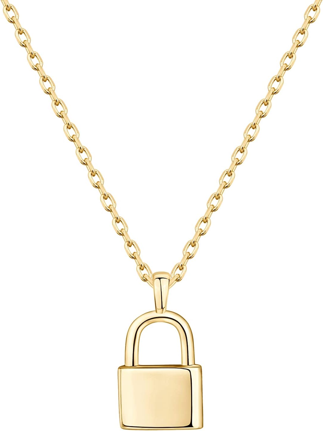 14K Gold Plated Dainty Cubic Zirconia Pendant Necklace for Women | Dot, Elephant, Butterfly, Pineapple, Lock, Knot, Palm Tree, Bow, Smiley Pendant | Layering Chain Necklaces