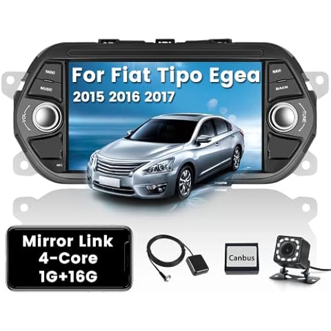 Hikity Android 11 Radio de Coche 7'' con GPS WiFi Bluetooth FM RDS y Mirror Link Cover