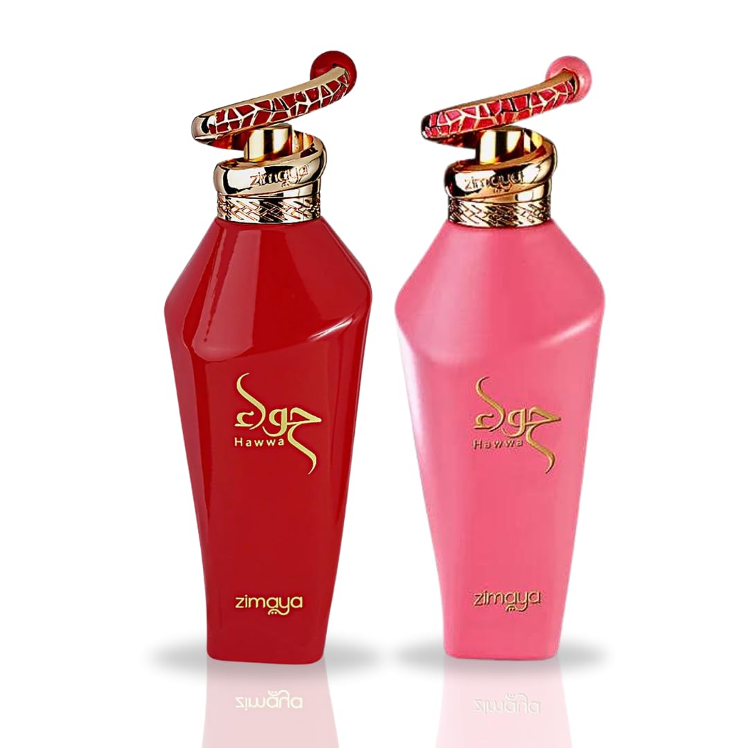 Amazon.com : ZIMAYA Hawwa Red & Hawwa Pink - EDP Spray 100ML (3.4
