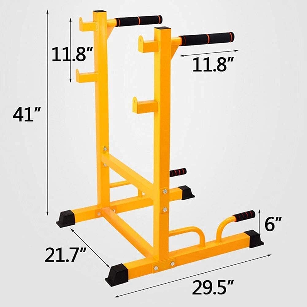 OTQEFTN Squat Barbell Free Bench Press Stands Home Gym Professional Barbell Rack Stand, Adjustable Dumbbell Squat Rack Stand Bench Press Rack Dipping Station Weight Ben