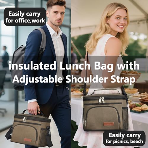 Image of ExtraCharm Insulated Lunch Bag for Women /Men