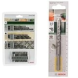Diámetro mm: 10,0 Bosch 2 609 256 989 - Juego variado Uneo (pack de 19) + 2 609 256 907 - B para hormigón SDS-Quick