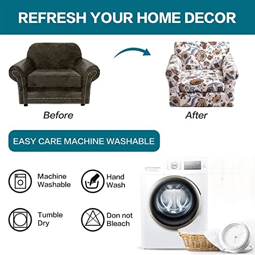 KRFOONN-2-Piece-Chair-Covers-Printed-Sofa-Covers-Couch-Covers-Washable-Armchair-Sofa-Couch-Slipcover-Furniture-Protector-with-Elastic-Bottom-for-Living-Room-Armchair-11-Small KRFOONN 2 Piece Chair Covers Printed Sofa Covers Couch Covers Washable Armchair Sofa Couch Slipcover Furniture Protector with Elastic Bottom for Living Room Armchair 11 Small