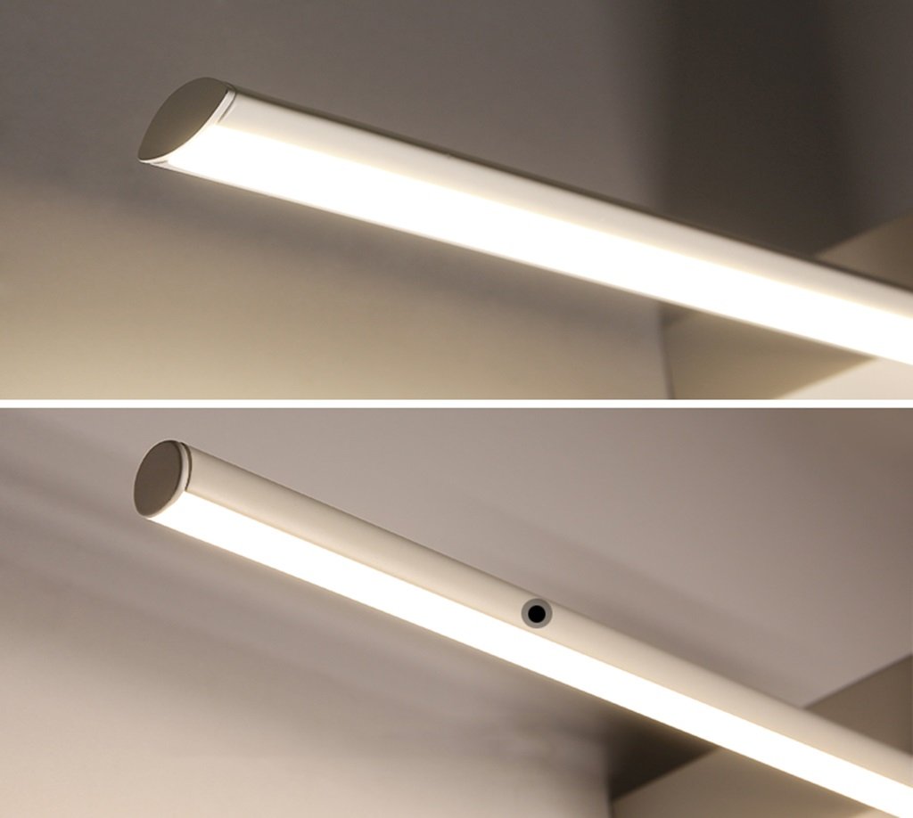 Lámparas de Espejo de baño Espejo de luz Delantera Espejo de luz Delantera Luces de Maquillaje de led Blanco Luz de tocador de baño Iluminación de Pared Impermeable antiniebla/Tubo Redondo