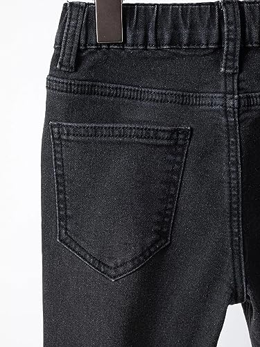 Image of KOTTY Boys Jeans - Regular to Slim Fit,Elastic Waistband,Mid Rise,Straight or Tapered Leg,Stretchable Denim