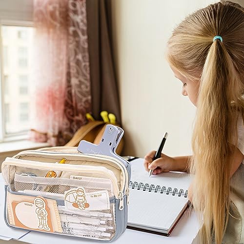 Balakaka Astuccio Trasparente con 3 scomparti