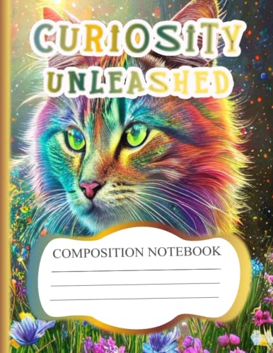 CURIOSITY UNLEASHED COMPOSITION NOTEBOOK: Whiskers and Words Composition Journal for