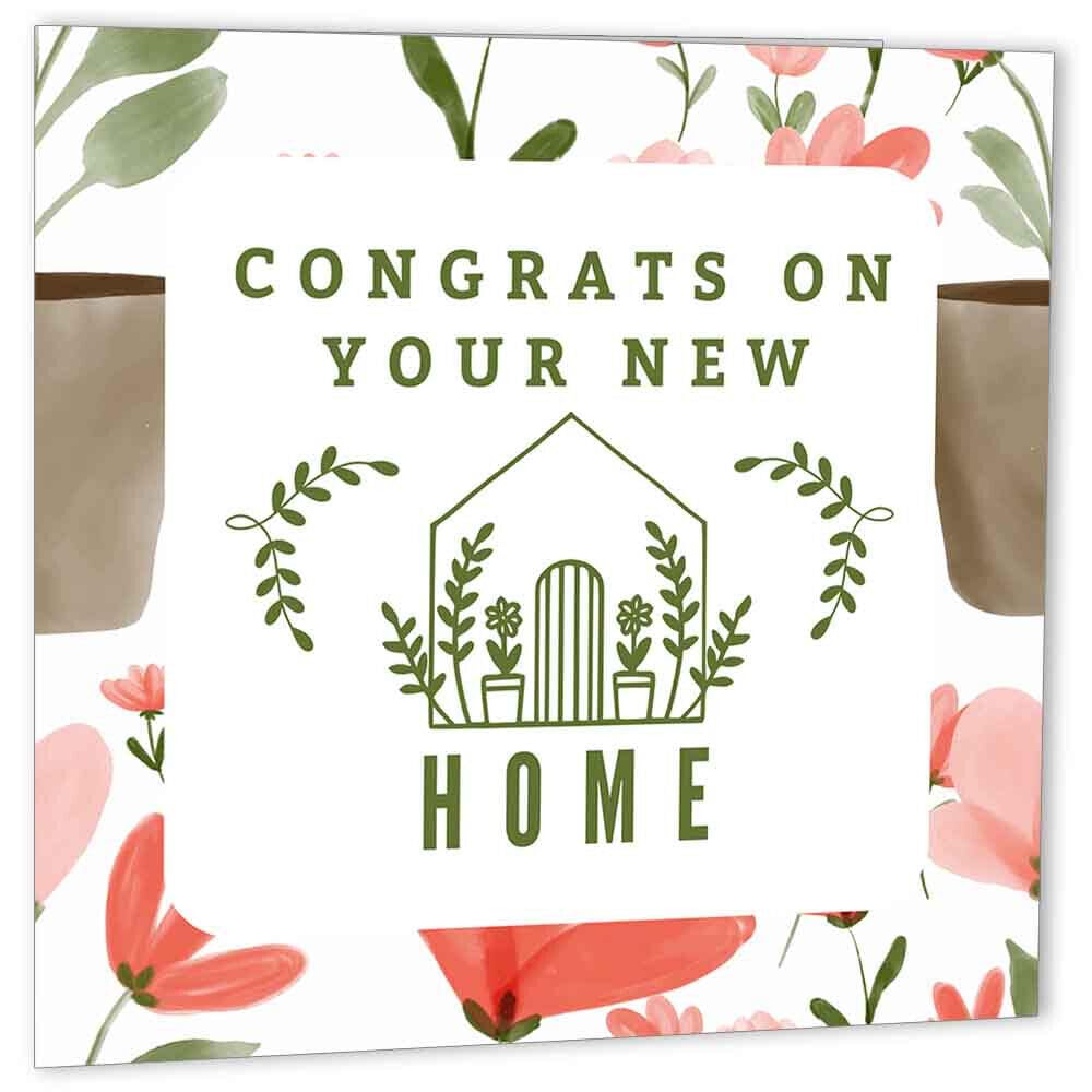 Biglietto Di Auguri Con Orso Per Nuova Casa - Congratulations Good Luck In Your New Home