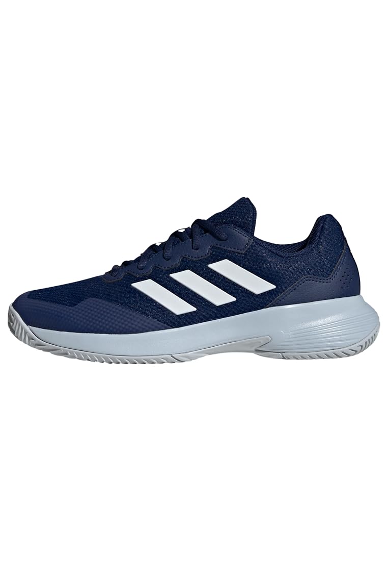 Adidas Herren Gamecourt 2.0 Tennis Shoes, Dark Blue/Cloud White/Halo Blue, 36 2/3 EU