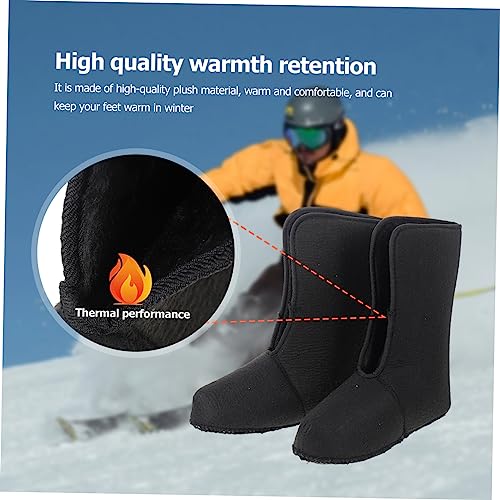 GANAZONO 1 Pair Boot Lining Insulated Boot Liners Winter Liners Warm Socks for Men Snow Outdoor Socks Warm Winter Camouflage Women's Shoes Plush3