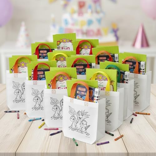 Image of Party Propz Return gifts for Birthday - 36 Pcs, Partyfavors Pack,DIY Bags,Crayon Box, Coloring Books, Birthday Return Gifts For Kids, Return Gifts For Birthday, return gift for kids age 6-10