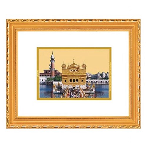 Diviniti 24ct. Gold Plated Golden Temple Photo Frame (DGS2) (15.5X13.5