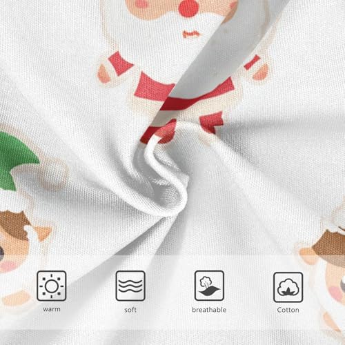 Girls' Panties Organic Cotton Toddler Underwear for Kid Christmas Elves3