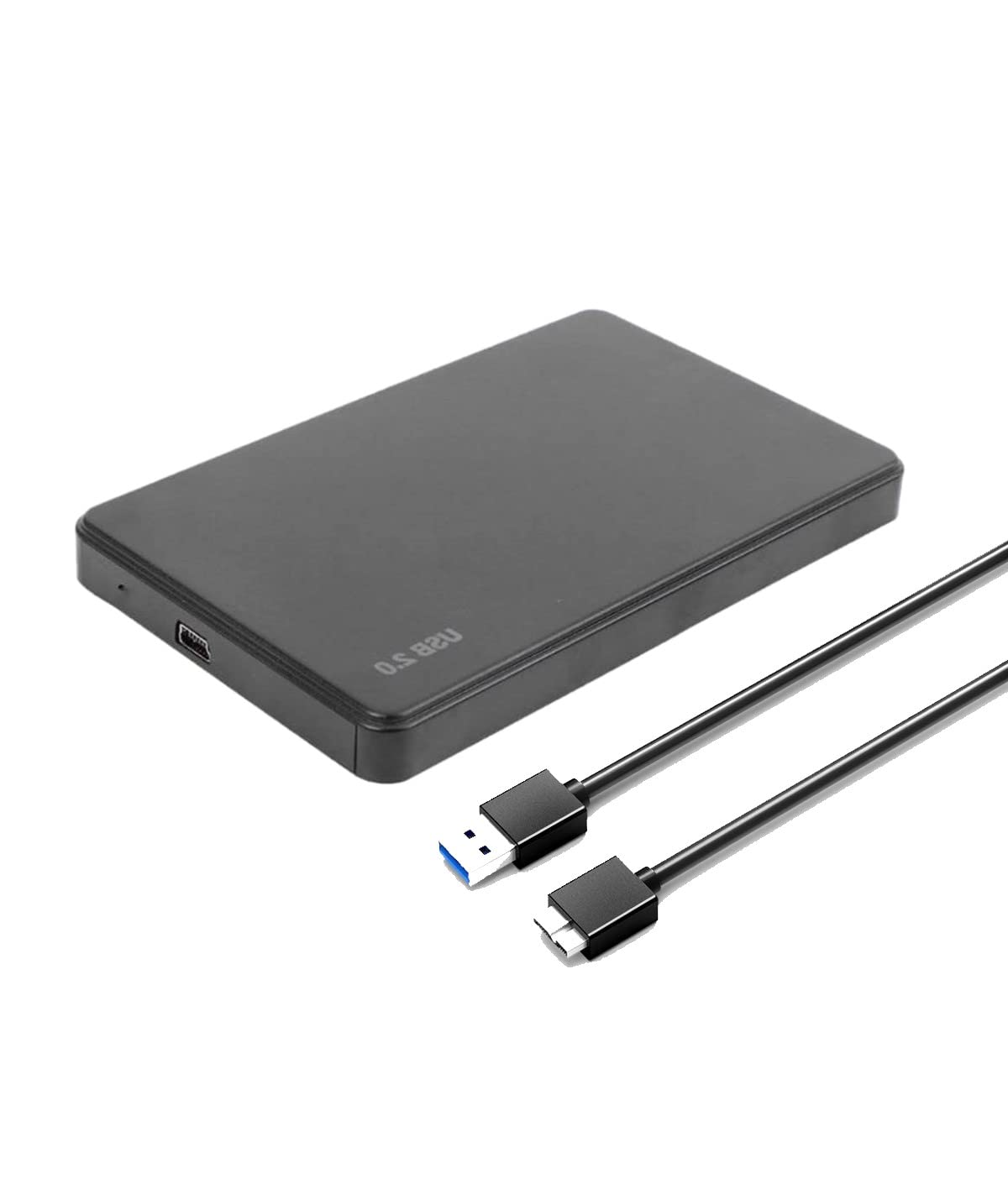 XIKKART USB 2.0 2.5 Inch SATA to USB External Hard Drive Enclosure HDD / SSD Hard Disk Box Enclouser (Black) (USB 2.0) (B0C1T8BK8V) Amazon Price History, Amazon Price Tracker