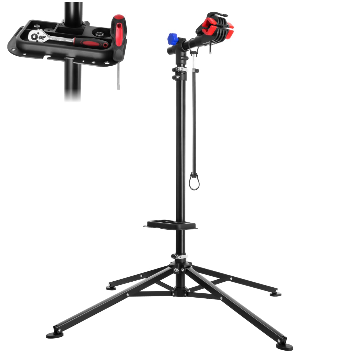 tavola ciclista pieghevole 360° rotante con cassetto magnetico