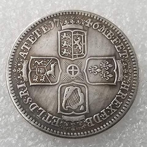 YunBest 1746 Antique United Kingdom Old Coins - Great British Old Coin-UK Old Coin - Uncirculated Commemorative Coins-Best Discover History of Coins BestShop Cover