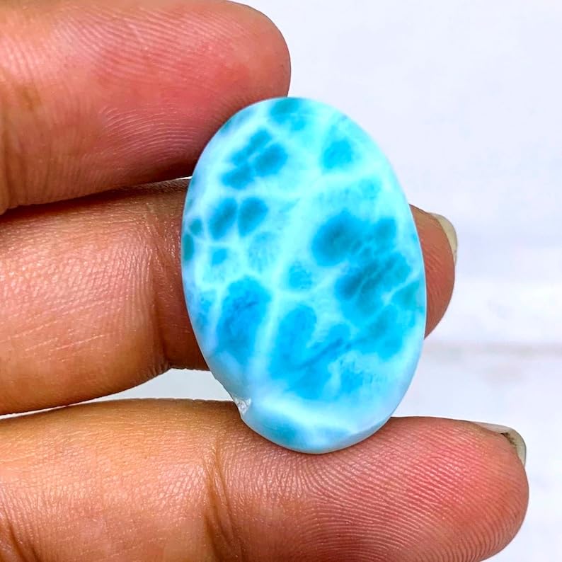Larimar véritable cabochon pour fabriquer un cadeau unique