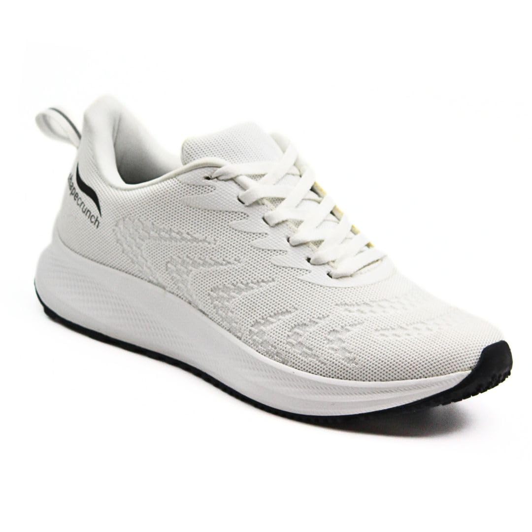 SHAPECRUNCH Zapatos de soporte de arco con plantillas acolchadas suaves para hombre para caminar y correr, cómodos y elegantes