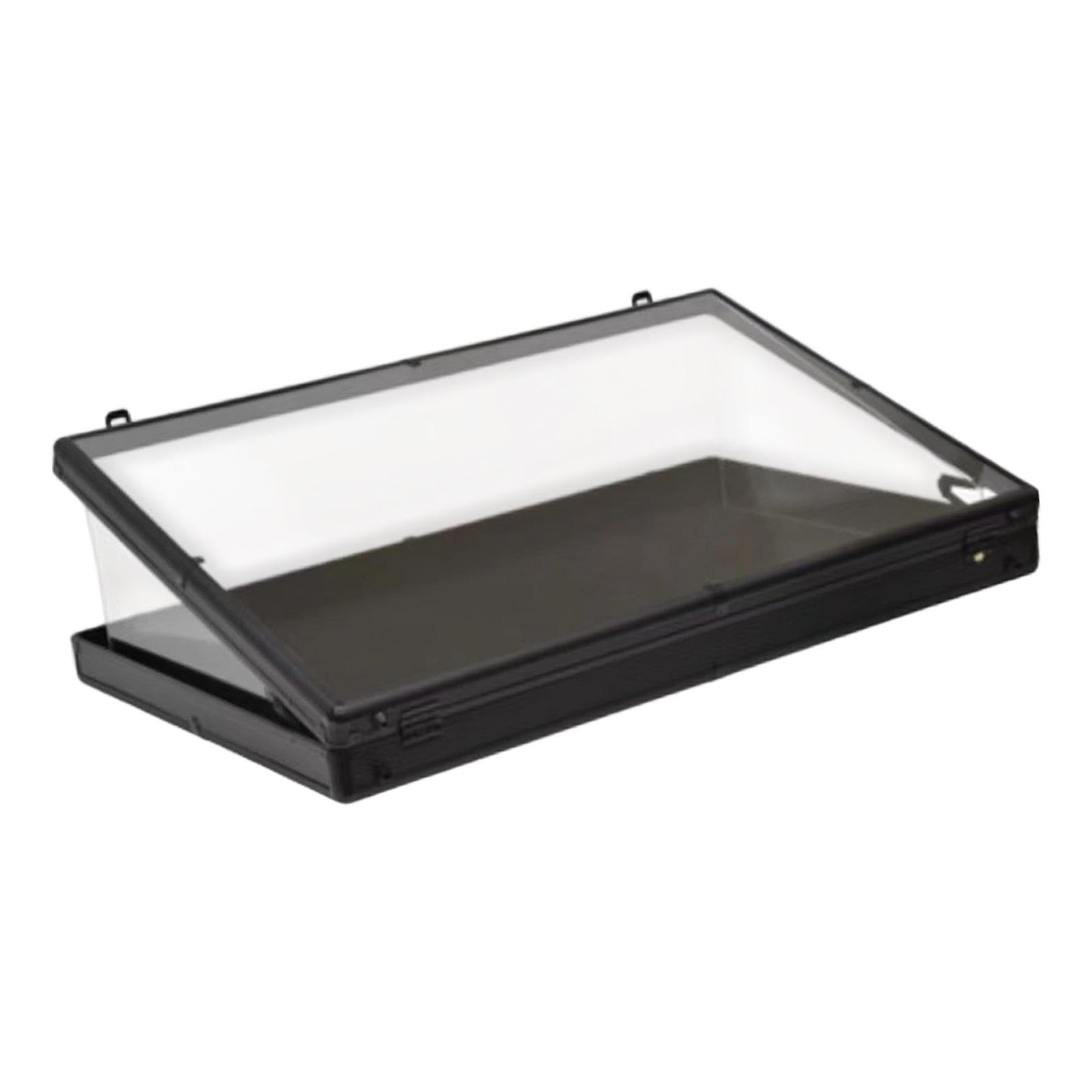 Card Display Case Trading Cards Displays Practical Portable Large Capacity Card Display Frame,Black for Jewelry Collectibles — view 6