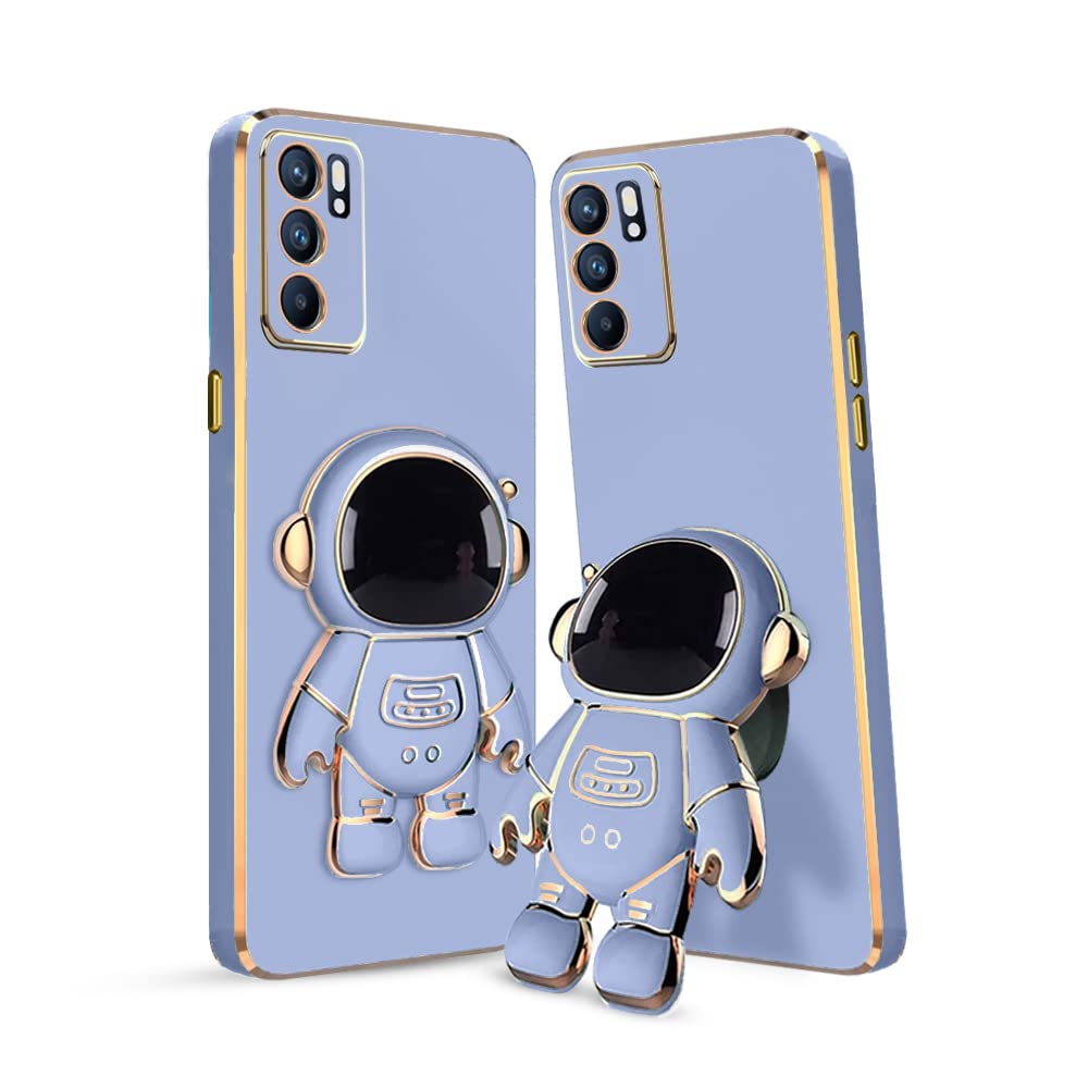 KARWAN®️ 3D Astronaut with Folding Stand Back Cover Case Compatible for Oppo Reno 6 5G |Slim electroplated case | Stand case | Soft TPU | Space Astro Theme | Camera Protection-Blue (B0C241BPKD) Amazon Price History, Amazon Price Tracker