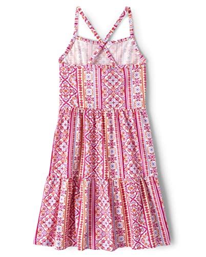 Image of The Children's Place Girls Sleeveless Strappy Back Summer DressesCasual Dress