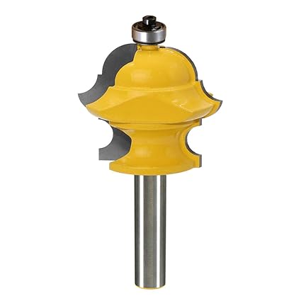 Yakamoz 1/2 Inch Shank Magical Multi-Form Molding Router Bit Multi-Profile Milling Cutter Woodworking Tool | Bullnose, Round Over, Cove, Ogee Multi-Form All in One Design