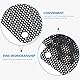 Solustre 40Mm PC Kühlerlüfter Staubfilter Staubdichter Gehäusedeckel PVC Staubfilter Kühlerlüfter Mesh Lüfter Staubdichter Filter (20Er Pack) teppich klebeband