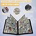 Arkeiliy Premium Ringless Trading Card Binder - 1024 Capacity, 16 Side-Loading Pockets per Page, Archival Quality Protection & Anti-Slip Spine for TCG, MTG, Sports Cards (Black II)