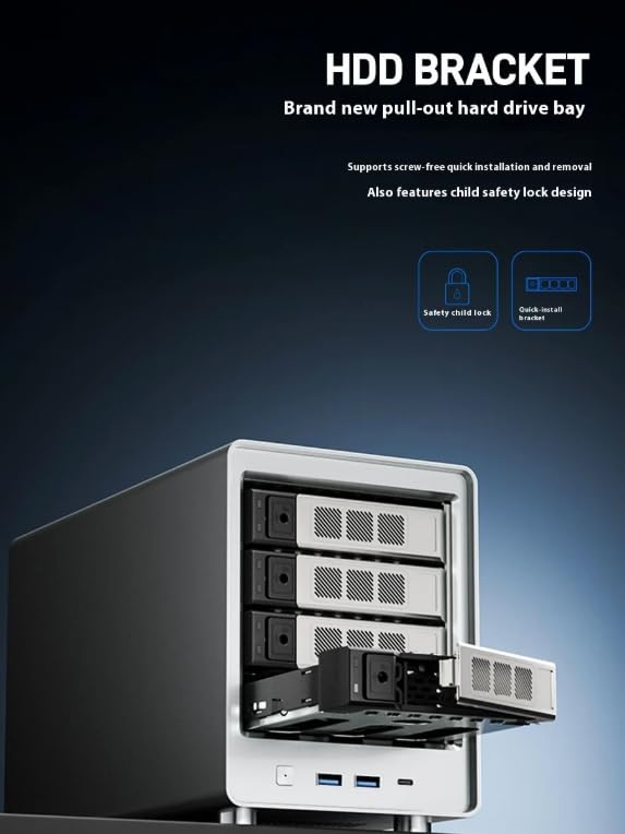 Amazon.co.jp: HKUXZR Mini PC、N150 8-Bay NAS Mini PC Windows 11、4