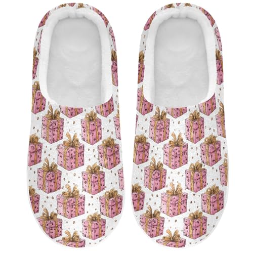 Fuzzy Memory Foam Slippers for Women/Men Leopard Print Gifts Pattern Fluffy Winter House Shoes Indoor and Outdoor2