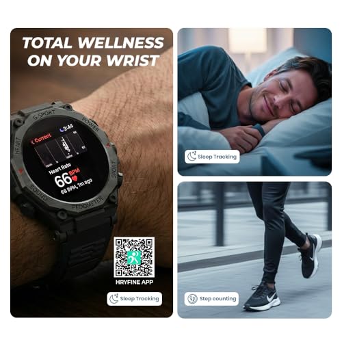 Image of Toreto Corefit Smartwatch with 1.52 inch HD IPS Display, IPX65 Water Resistant, Multi-Sports Tracking, Built-in Flashlight, Bluetooth Calling v5.0,10 Days Standby, Wireless Charging (Black)