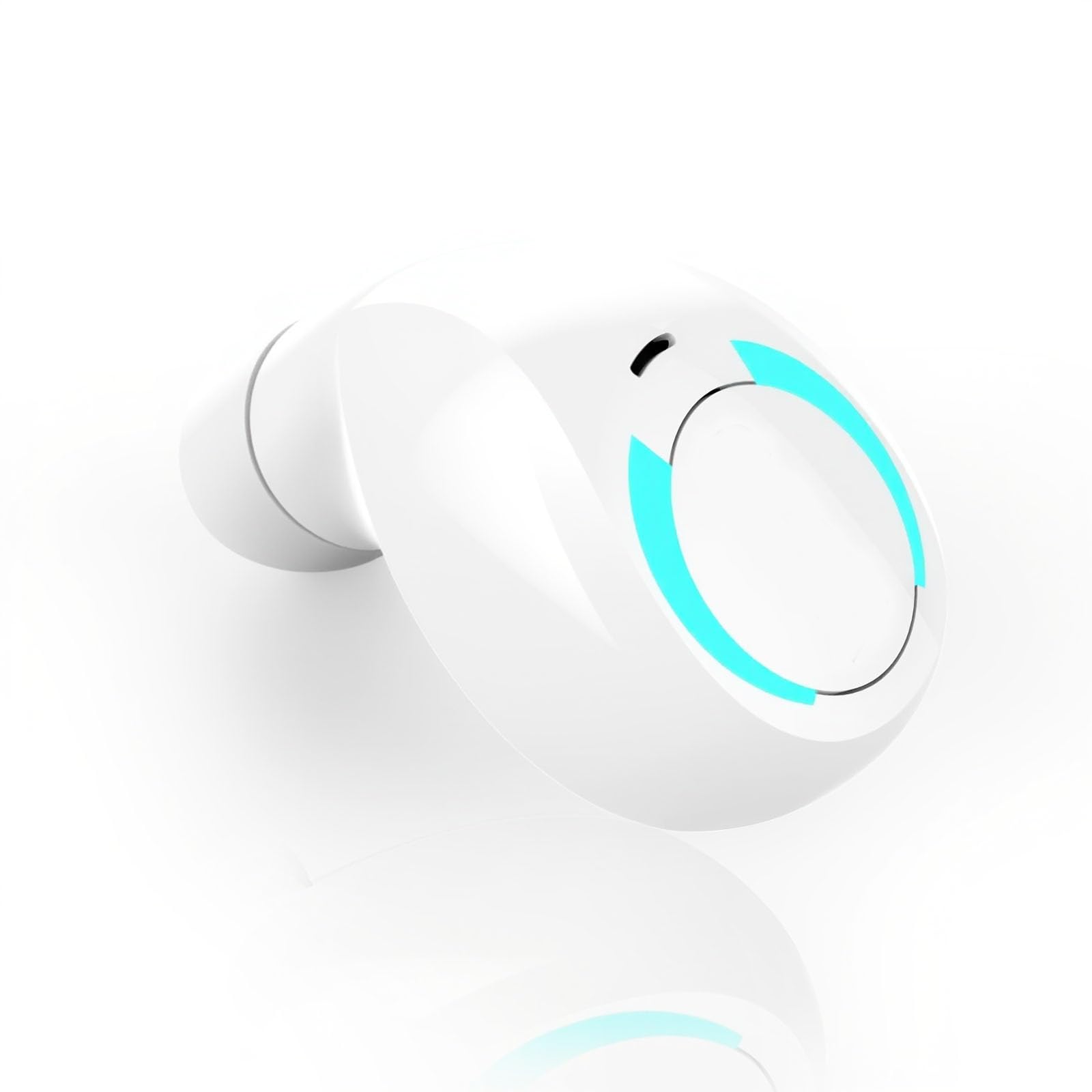 Mini Bluetooth Single Earbud Small Wireless Invisible Headphones Single Earphone with 10 Hour Playtime for iPhone and Android