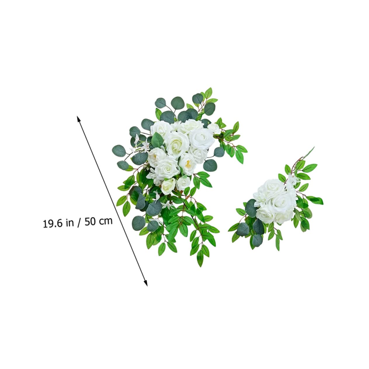 Amosfun 2sätze Girlande Für Hochzeitsdekoration Bogen- Für Empfangstisch Wiederverwendbare Blumendekoration Für Hochzeiten Und Feiern