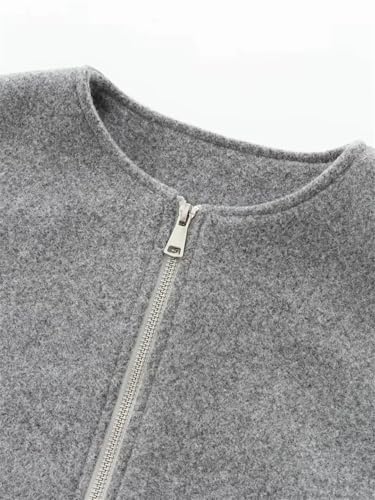 Fnfmrfmr Women's Burgundy Soft Jacket - Vintage Comfort Meets Modern Style - Image 5