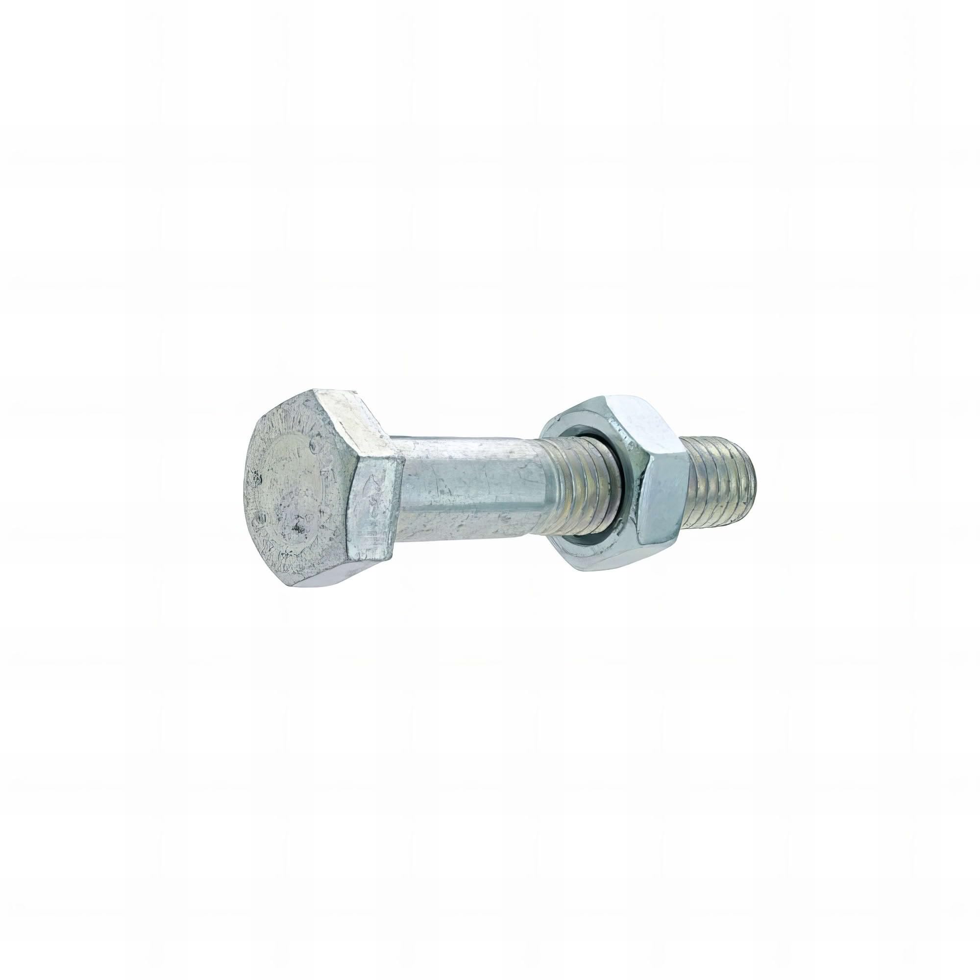 25 boulons tête hexagonale filetage partiel acier zingués blanc 8/8 - diamètre 14,0 mm - Diamètre 14 mm